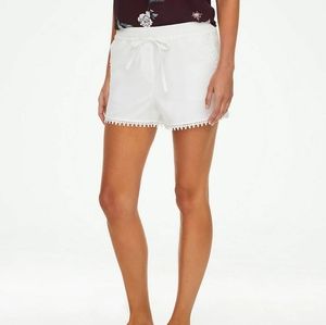 Lace Trim Drawstring Shorts NWT